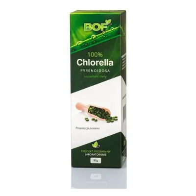 100% Chlorella Pyrenoidosa 80g (200mg, 400tabl.) BOF