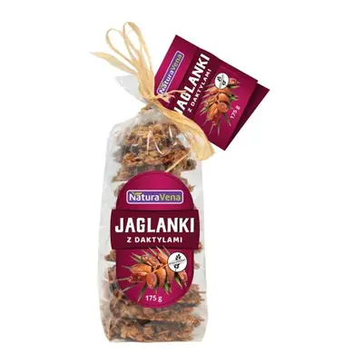 CIASTKA JAGLANKI Z DAKTYLAMI BEZGLUTENOWE 175 g - NATURAVENA