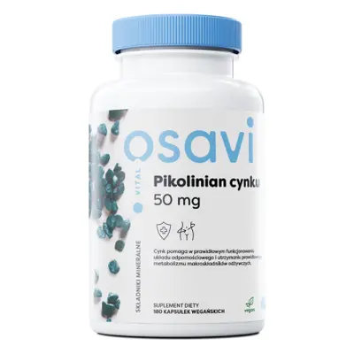 OSAVI Pikolinian cynku 50 mg (180 kaps.)