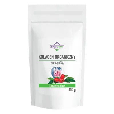 KOLAGEN RYBI Z DZIKĄ RÓŻĄ PROSZEK 100 g - SOUL FARM