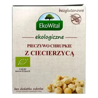 Pieczywo chrupkie z ciecierzycą bezgulutenowe BIO 100 g EkoWital