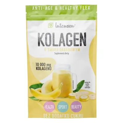 Kolagen 10000 mg o smaku bananowym w proszku 11 g Intenson