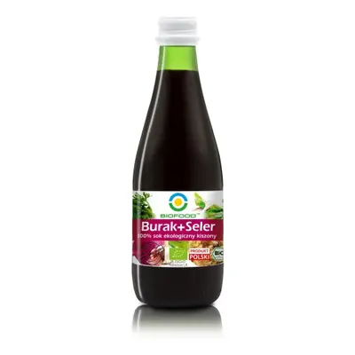 SOK Z BURAKÓW I SELERÓW KISZONYCH BIO 300 ml - BIO FOOD