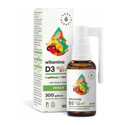 Witamina D3 Vegan dla dzieci (30 ml)