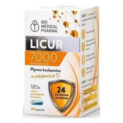 Bio Medical Pharma Licur 7000+Wit D 30K kurkumina