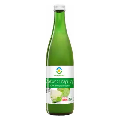 ZAKWAS Z KAPUSTY KISZONEJ BEZGLUTENOWY BIO 500 ml - BIO FOOD