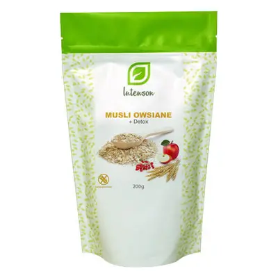 Bezglutenowe musli + detox 200g Intenson