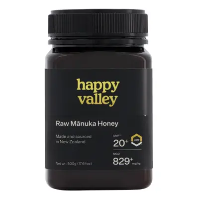 HAPPY VALLEY Miód Manuka UMF 20+ (MG 829+) 500g