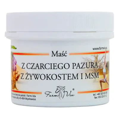 FarmVix Maść z Czarciego pazura z żywokostem i MSM 150ml