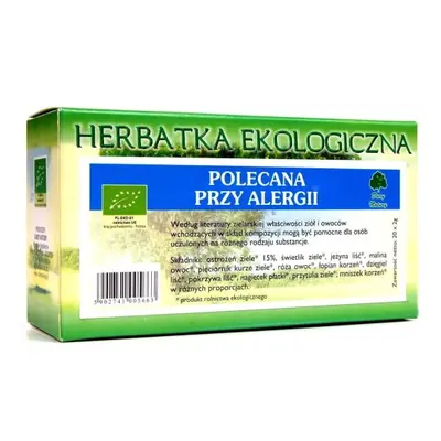 Herbatka Polecana przy alergii fix BIO 25*2g DARY NATURY