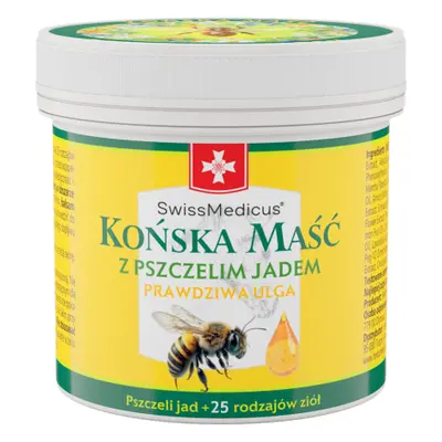 SwissMedicus Końska Maść z pszczelim jadem 150 ml