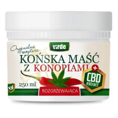 Virde Końska Maść Z Konopiami Rozgrze. CBD 250 M