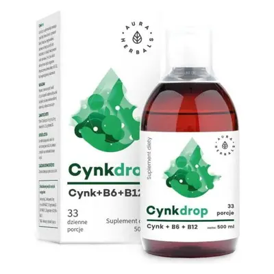 Cynkdrop - Cynk z Witaminami B6 i B12 w płynie (500 ml)