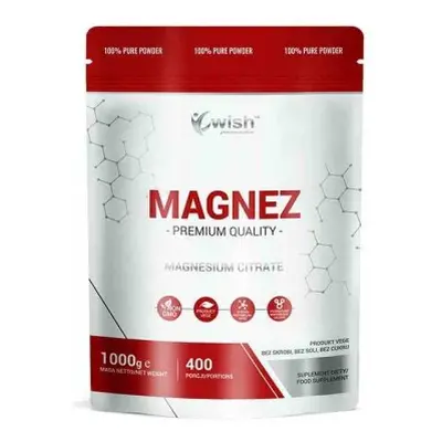 Wish Magnez Cytrynian Magnezu proszek 1kg