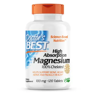 High Absorption Magnesium Magnez 120 tabletek Doctor's Best