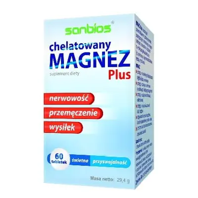 SANBIOS Magnez Plus 60 tabl.