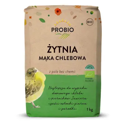 MĄKA ŻYTNIA TYP 720 CHLEBOWA BIO 1 kg - PROBIO
