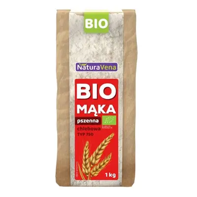 MĄKA PSZENNA CHLEBOWA TYP 750 BIO 1 kg - NATURAVENA