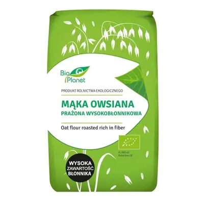 MĄKA OWSIANA PRAŻONA WYSOKOBŁONNIKOWA BIO 400 g - BIO PLANET