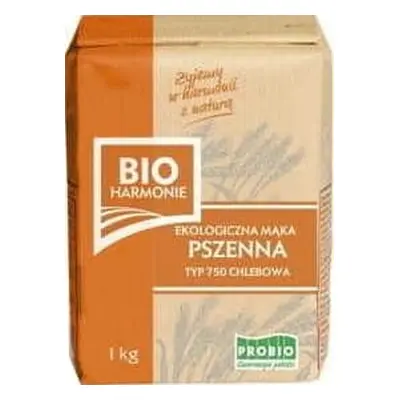 Mąka pszenna chlebowa typ 750 1kg EKO Bio Harmonie