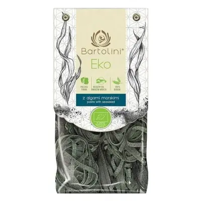 MAKARON (SEMOLINOWY Z ALGAMI MORSKIMI) GNIAZDA TAGLIATELLE BIO 250 g - BARTOLINI