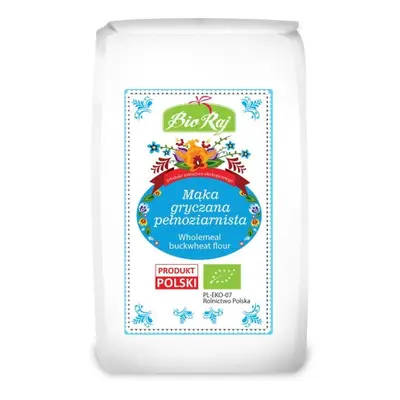MĄKA GRYCZANA PEŁNOZIARNISTA BIO (POLSKA) 600 g - BIO RAJ