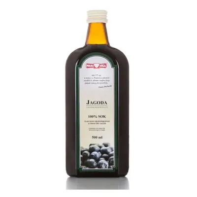 JAGODA sok 100% 500ml bez cukru POLSKA RÓŻA