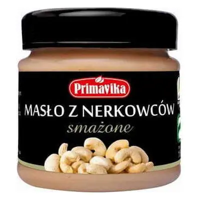 Masło orzechowe z nerkowców smażone 185g Primavika