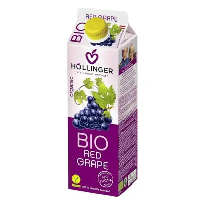 Sok z czerwonych winogron BIO 1 L - HOLLINGER