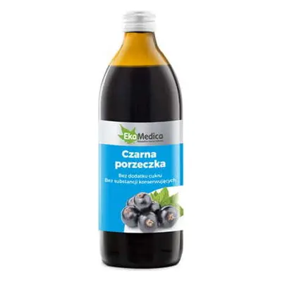 Czarna porzeczka sok 500ml EkaMedica