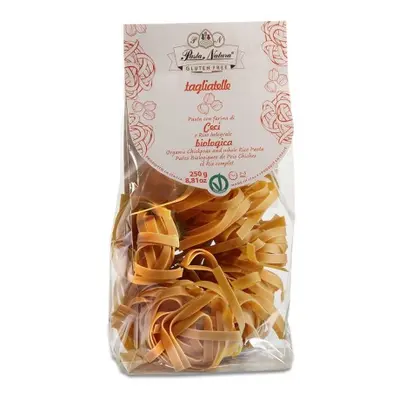 MAKARON (Z CIECIERZYCY I BRĄZOWEGO RYŻU) TAGLIATELLE BEZGLUTENOWY BIO 250 g - PASTA NATURA
