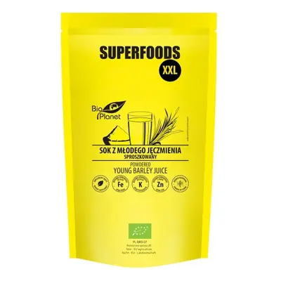 SOK Z MŁODEGO JĘCZMIENIA SPROSZKOWANY BIO 500 g - BIO PLANET SUPERFOODS