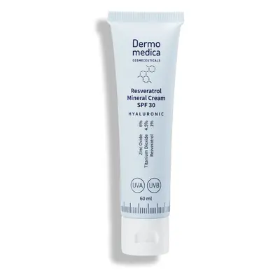 Dermomedica RESVERATROL MINERAL CREAM SPF 30 krem na dzień, połączenie filtrów mineralnych z res