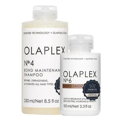 OLAPLEX ZESTAW No. 4 BOND MAINTENANCE SHAMPOO + No.6 BOND SMOOTHER