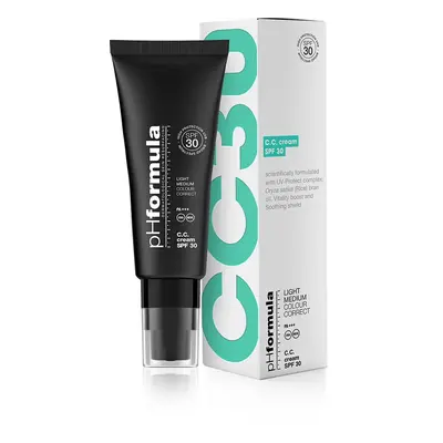 pHformula CC CREAM SPF 30+ wodoodporny krem barwiony z filtrem, retinolem i witaminą C 50ml