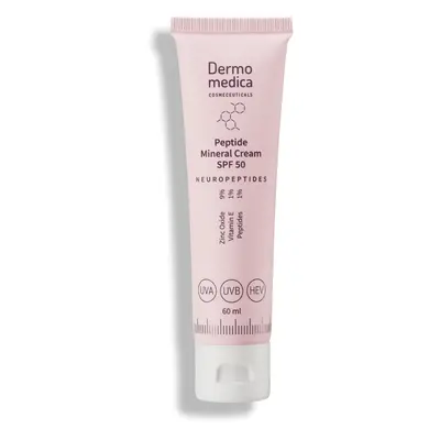 Dermomedica PEPTIDE MINERAL CREAM SPF50 mineralny krem fotoprotekcyjny SPF 50 z tlenkiem cynku, 