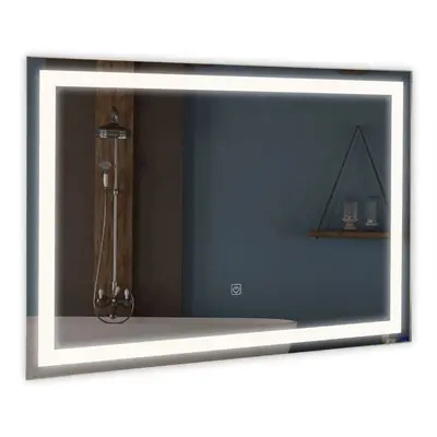 Lustro łazienkowe podświetlane LED 70 x 50 cm