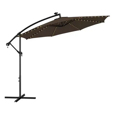 Parasol ogrodowy z solarnymi diodami led 300 cm