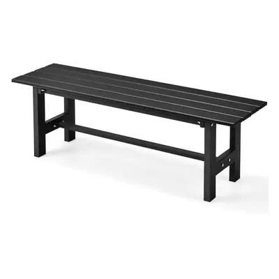 Ławka ogrodowa czarna