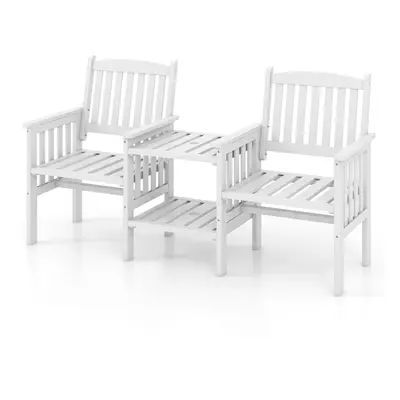 Dwuosobowa ławka ogrodowa ze stolikiem