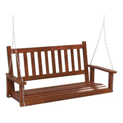 Drewniana huśtawka ogrodowa 136 x 67 x 63cm