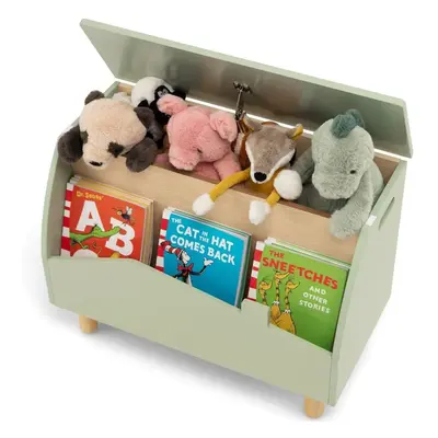 Regał dla dzieci na książki i zabawki 60 x 30 x 44 cm zielony