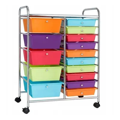 Szafka organizer z szufladami na kółkach