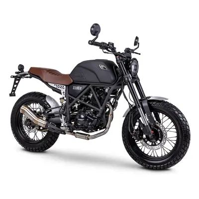 Motocykl ZIPP SCRAMBLER 125 [2024] (Wybierz kolor: Czarny)