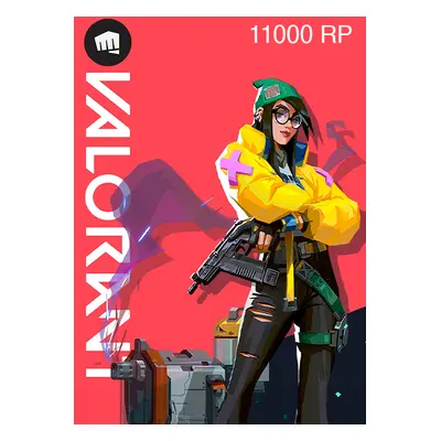 Valorant 100 EUR - 11000 Riot Points (Europe & UK)