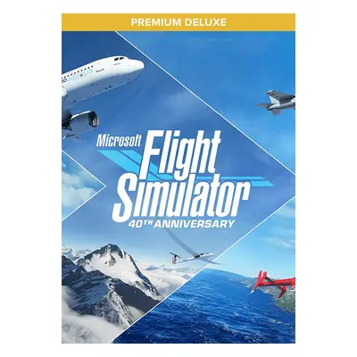 Microsoft Flight Simulator Premium Deluxe 40th Anniversary Edition Xbox Series X|S & PC (Europe 