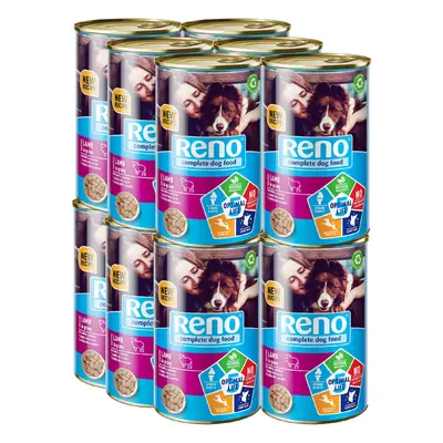 Pełnowartościowa mokra karma dla psa z jagnięciną w sosie Reno Dog Can Optimal Life 5, 12x1240 g