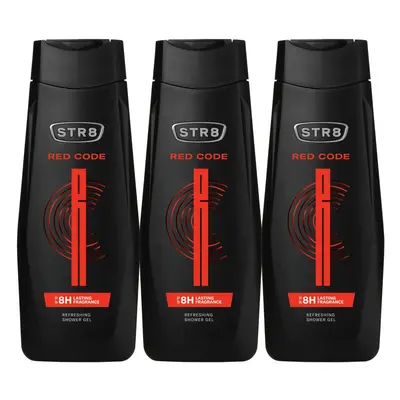 Komplet czterech 3 x 400ml STR8 Red Code