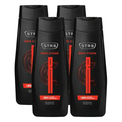 Energetyczny żel pod prysznic dla mężczyzn 4 x 400ml STR8 Red Code