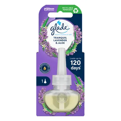 Wkład do elektrycznego odświeżacza powietrza Glade Tranquil Lavender & Aloe 20ml